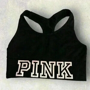 Victoria Secret PINK logo lightly lined bra Size S